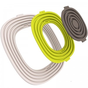 Ensemble de trois pièces de tampon d'isolation en silicone