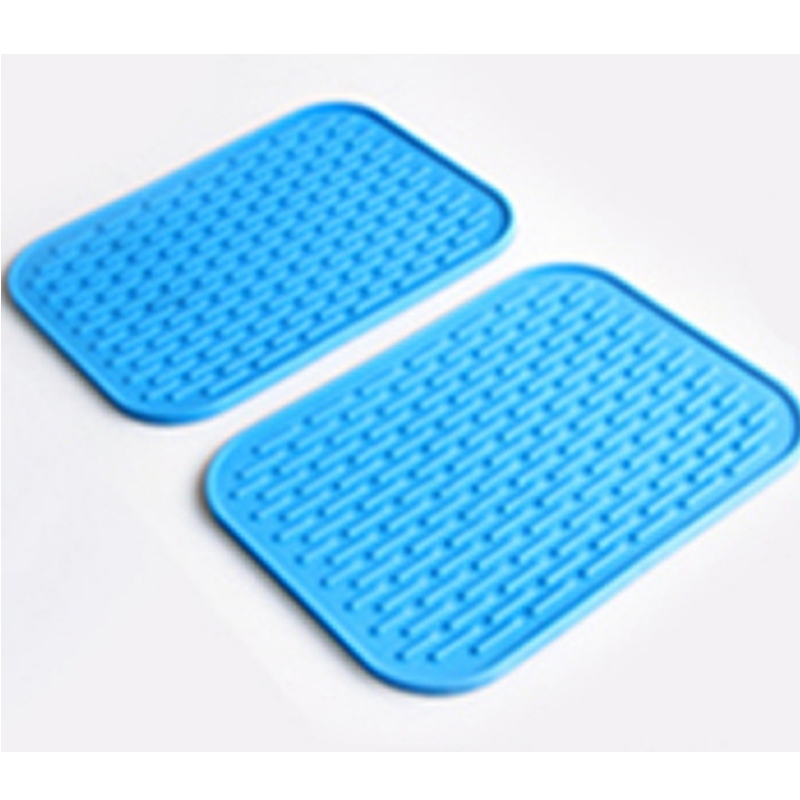 Tapis antidérapant drainant l'eau en silicone