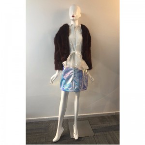 VESTE FOURRURE EN FOURRURE BRUN RLWF0027