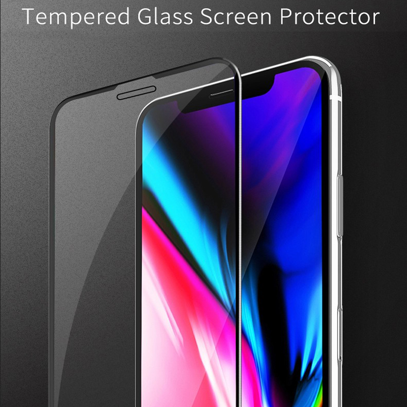 Protecteur d'écran de verre trempé imprimé par soie 2.5D pour XI / XI MAX 2019