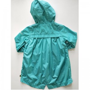 VESTE À CAPUCHE VERTE POUR ENFANTS RLCJ0001