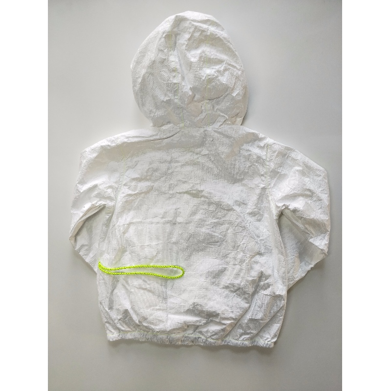 BRISE-VITRE À CAPUCHE BLANC POUR ENFANTS RLCJ0004N