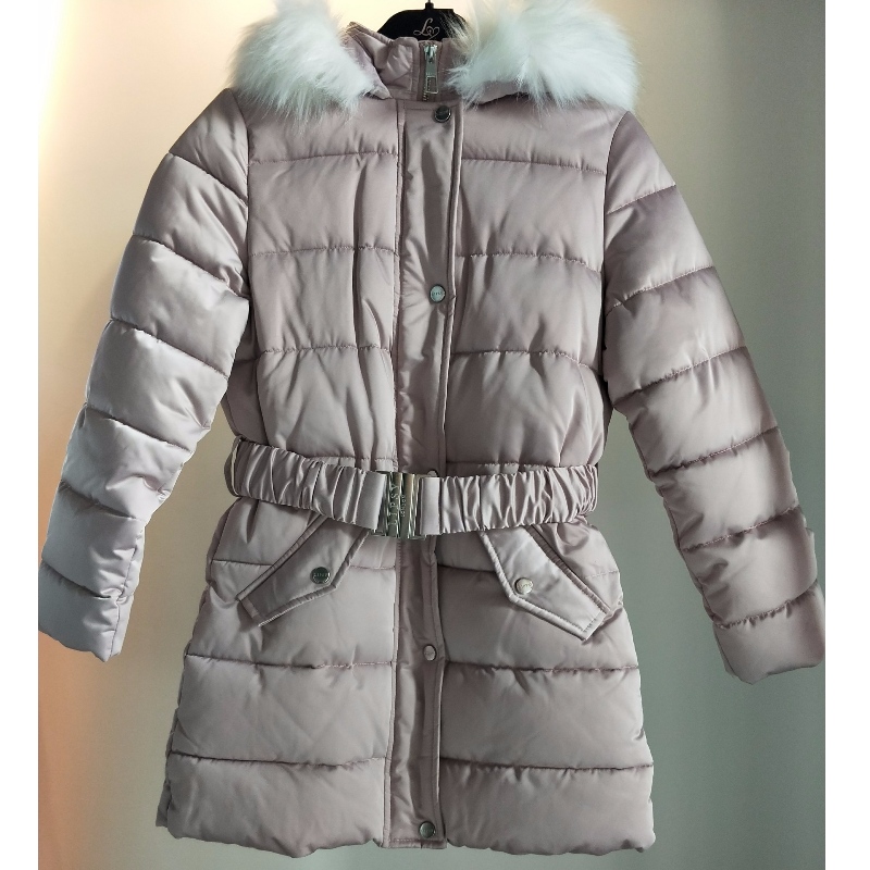 MANTEAU DE PAUFFE ROSE POUR ENFANTS RLCPC0005