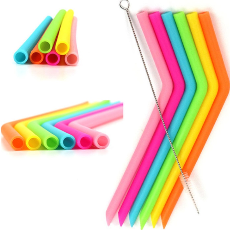 Paille de silicone