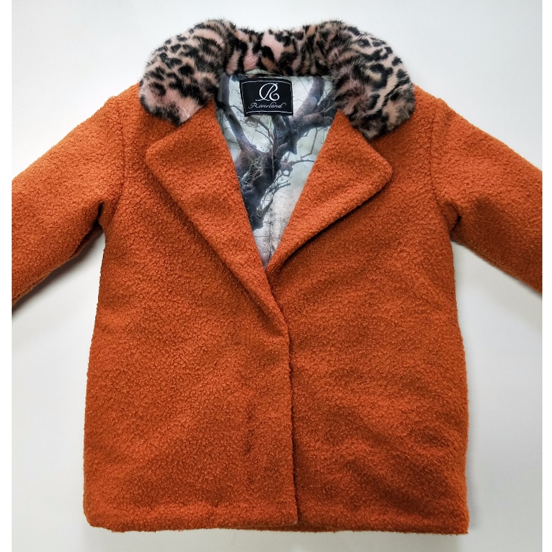 MANTEAU ORANGE POUR ENFANTS RLCW0002N