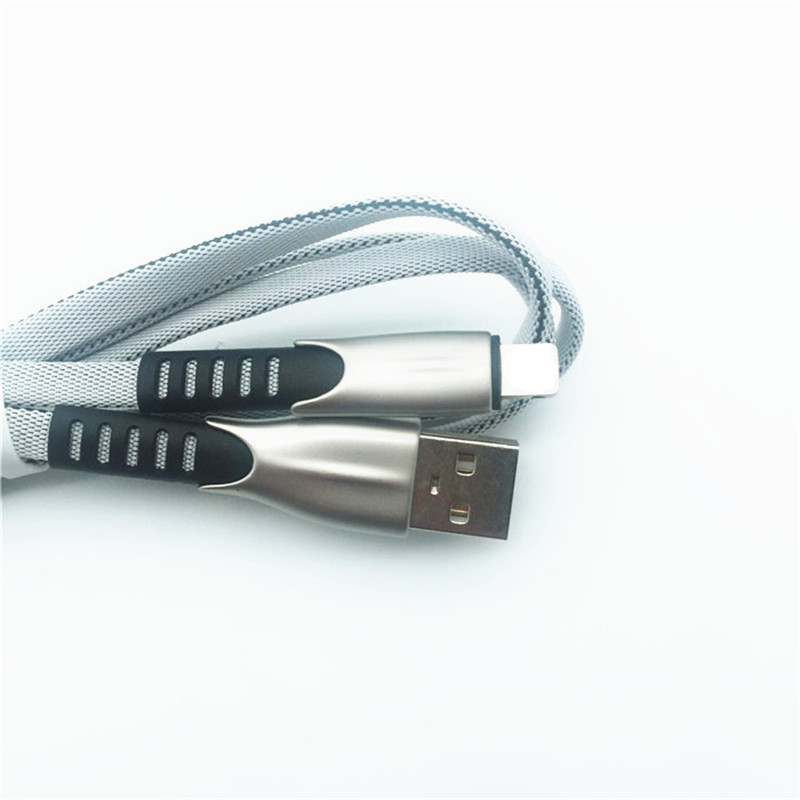 KPS-1001CB 8PIN Vente en gros 1 m de charge rapide forte USB 2.0 8 broches de charge et câble de synchronisation