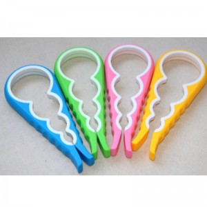 Tire-bouchon en silicone ouvreur de bouteille multifonction quatre en un sécurité domestique ouvre-boîte antidérapant et ouvre-bouchon