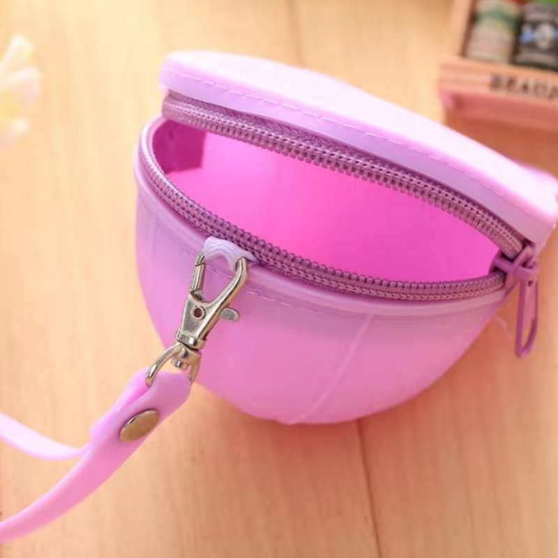 Silicone zéro portefeuille casquette sac de monnaie mini sac mignon chapeau sac clé silicone zéro portefeuille sac à main