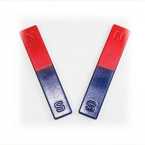 Aimant alnico éducatif en forme de U rouge moulé fritté