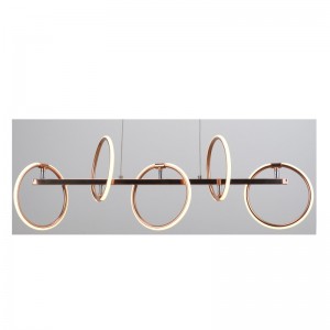 Suspension avec bande LED ronde et fonction de réglage