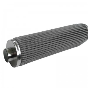 Filtres thermofusibles plissés en acier inoxydable