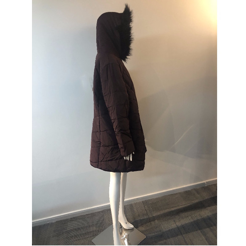 MANTEAU À CAPUCHE POURPRE DAME RLWPC0065