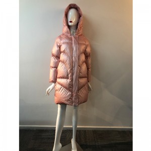 Doudoune Luffline Puffer Coat en rose RLWPC0081