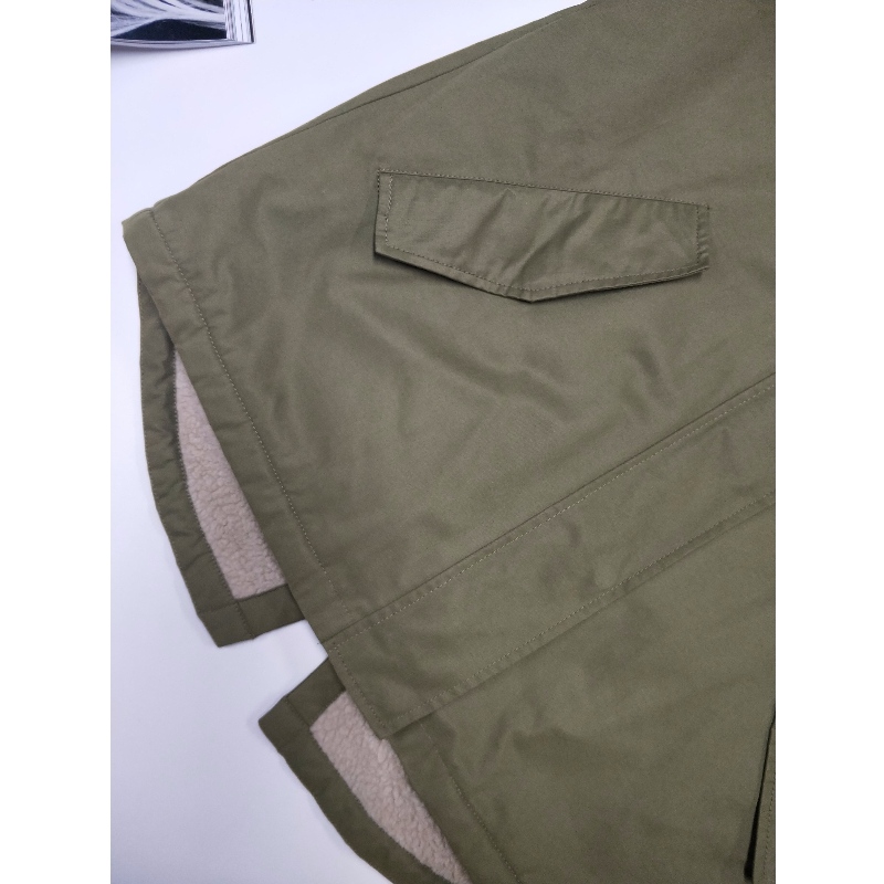 MANTEAU RESISTANT A LA DOUCHE POUR FEMMES A KHAKI RLWPC0087