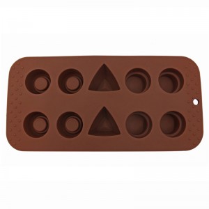 10 cavités Silicone Chocolate Mold Chip Molds