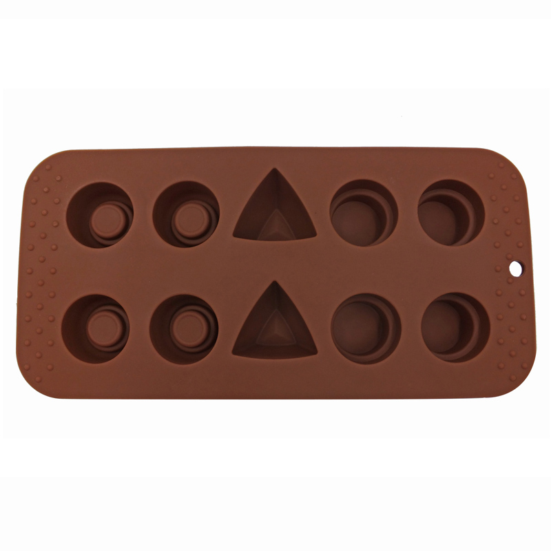 10 cavités Silicone Chocolate Mold Chip Molds