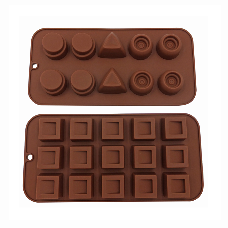 10 cavités Silicone Chocolate Mold Chip Molds