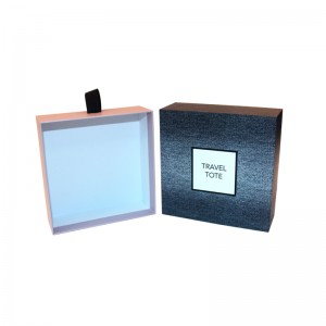 Type de boîte à tiroirs en carton avec logo propre pour le parfum