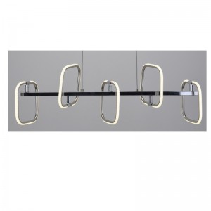 Suspension LED avec bande carrée en aluminium