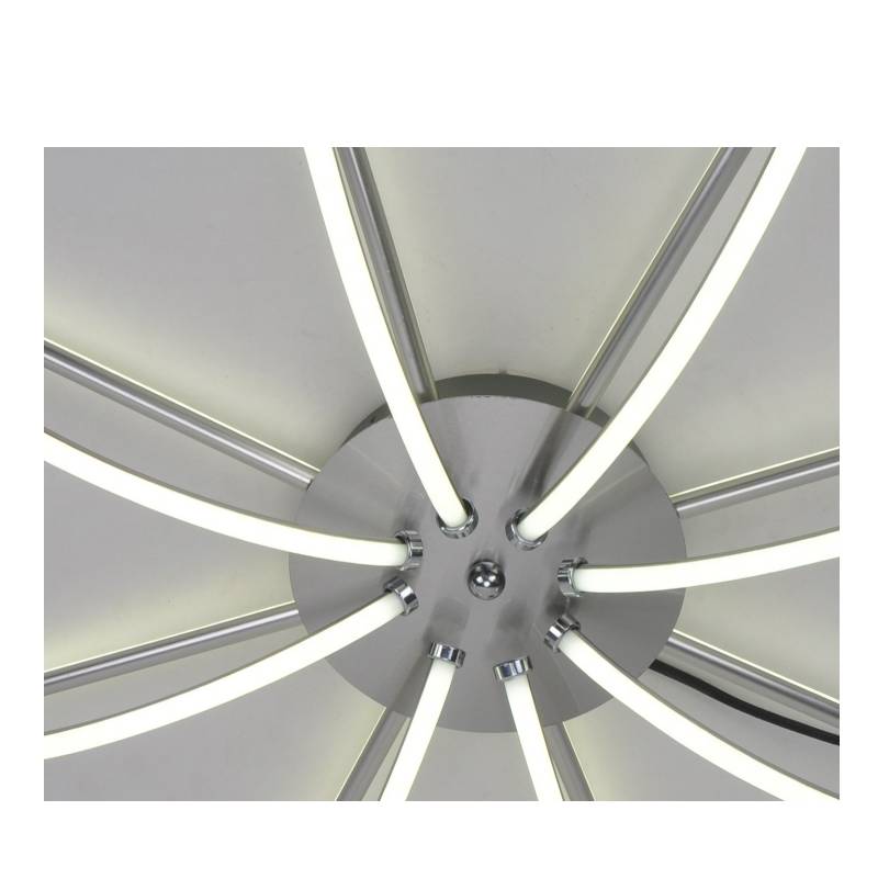 Plafonnier LED moderne avec bande en aluminium