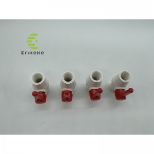 Le robinet à tournant sphérique à haute pression à 3 voies pour eau de boisson