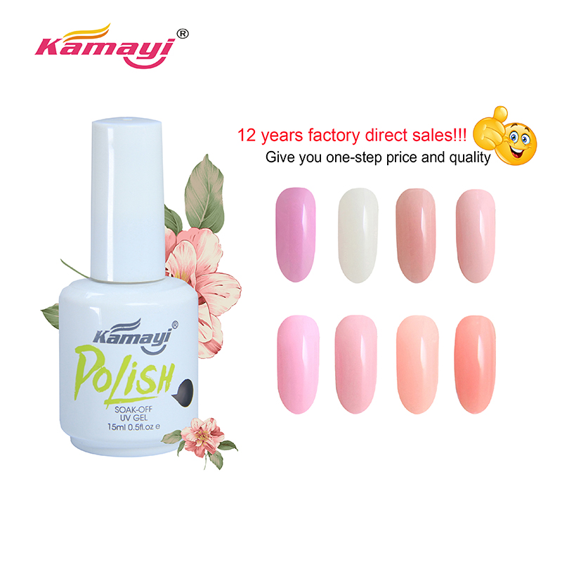 Vente chaude kamayi Manucure Couleur Professionnel Gel Vernis À Ongles Ensemble Kit Couleurs Marque Privée Organic Uv Led Gel Gel Vernis À Ongles