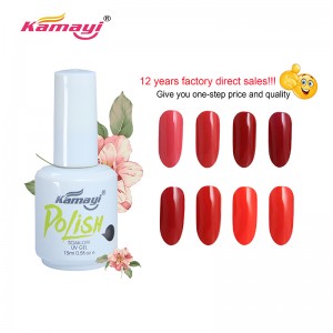 Seulement 1-2 $ chaque vernis à ongles en gel brillant professionnel coloré de marque privée imbibent le vernis à ongles gel