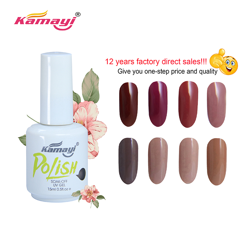 Kamayi Pas Cher Professionnel Ongles Soak Off Couleur Vernis À Ongles En Gel Uv