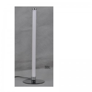 Lampe de table à LED avec tube droit en acrylique