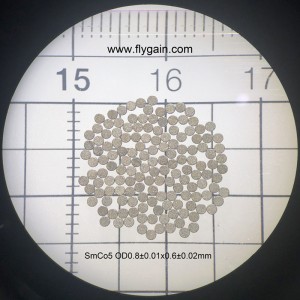 2019 Chine Fabricant Micro Precision Petit SmCo Aimant Anneau