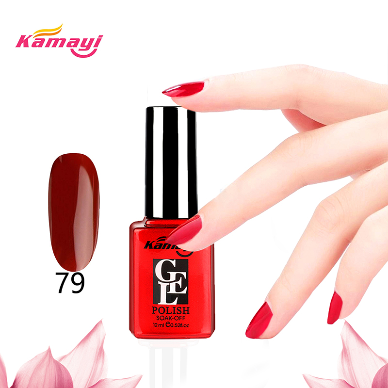 Kamayi Pas Cher Professionnel Ongles Soak Off Couleur Vernis À Ongles Gel Uv