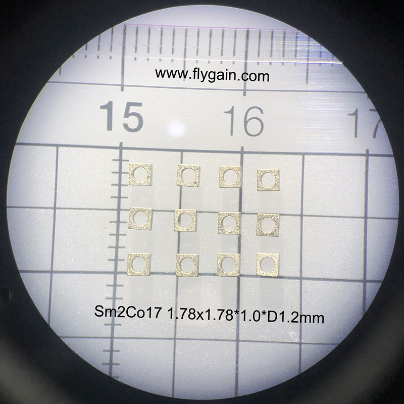 Smco fabricant super petit micro-aimant de précision