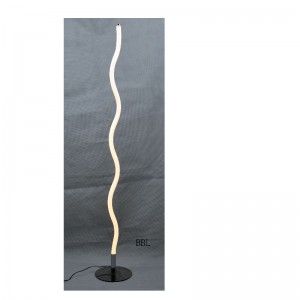 Lampadaire LED avec tube acrylique