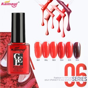 Kamayi Vente Chaude 12 ml Professionnel Uv Organique Couleur Gel Vernis À Ongles Vert Style Gel Polonais Pour Nail Art