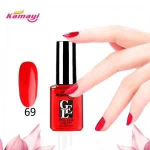 Kamayi Vente Chaude 12 ml Professionnel Uv Organique Couleur Gel Vernis À Ongles Vert Style Gel Polonais Pour Nail Art
