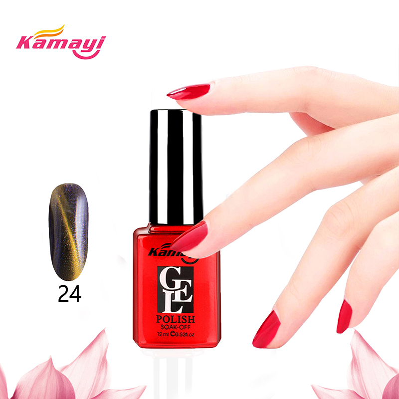 Kamayi cameleon eye cat vend du vernis à ongles gel professionnel UV couleur 96 couleurs 12 ml