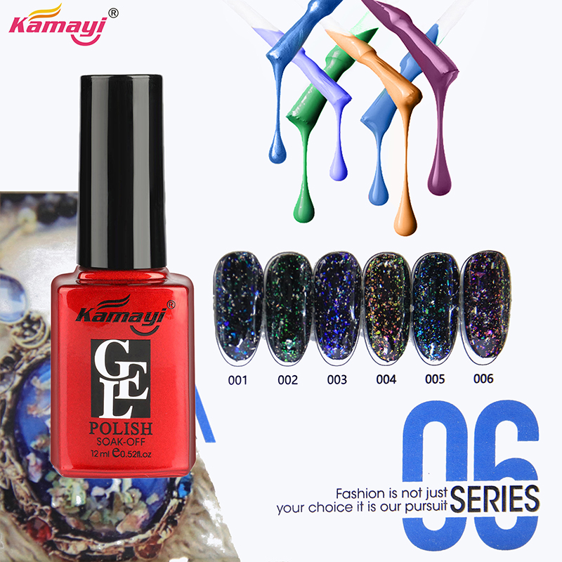 Kamayi 2019 vente chaude colle à ongles coloré yunjin colle à ongles 96-couleur 12ml 2019 vente chaude colle à ongles