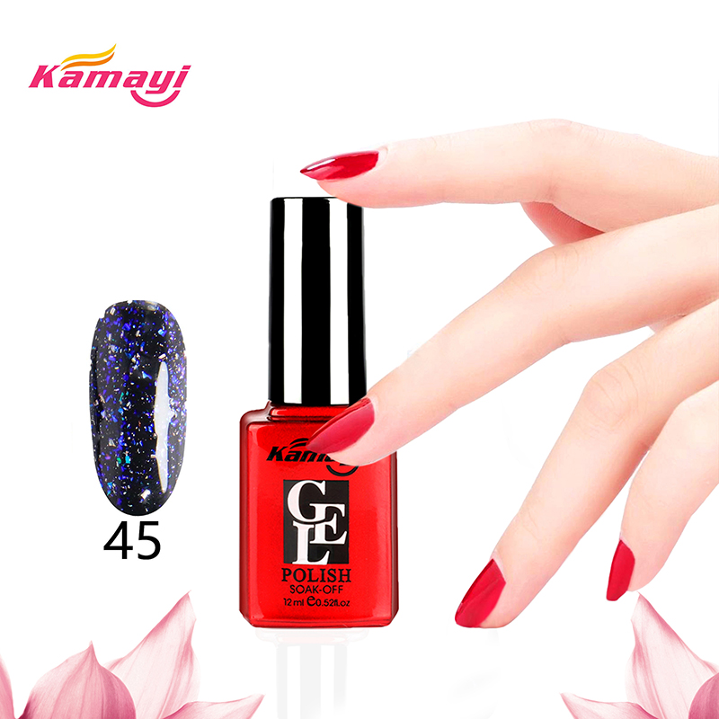 Kamayi 2019 vente chaude colle à ongles coloré yunjin colle à ongles 96-couleur 12ml 2019 vente chaude colle à ongles