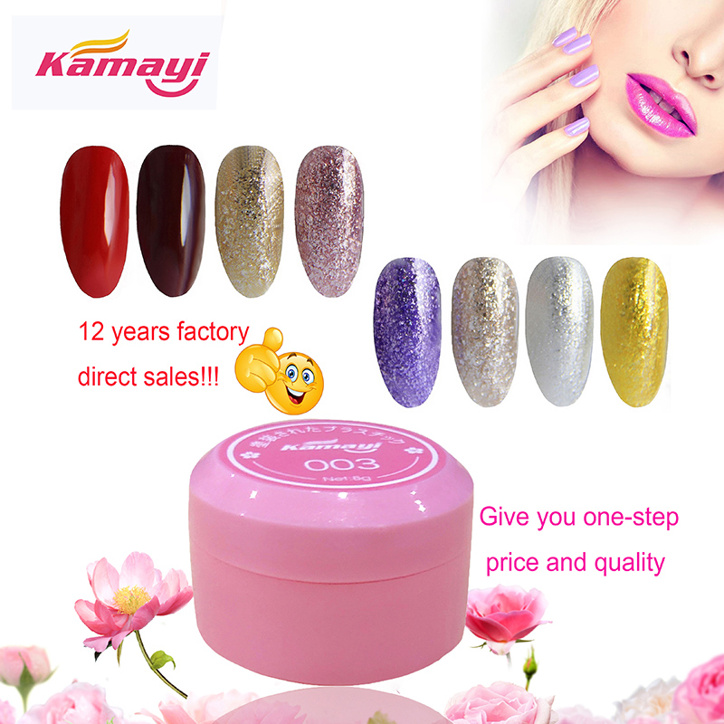 Kamai 2019 nouveau produit 48 couleur gel de peinture vernis à ongles gel UV gel tremper UV gel gel de vernis à ongles
