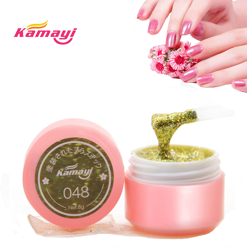 Kamai 2019 nouveau produit 48 couleur gel de peinture vernis à ongles gel UV gel tremper UV gel gel de vernis à ongles