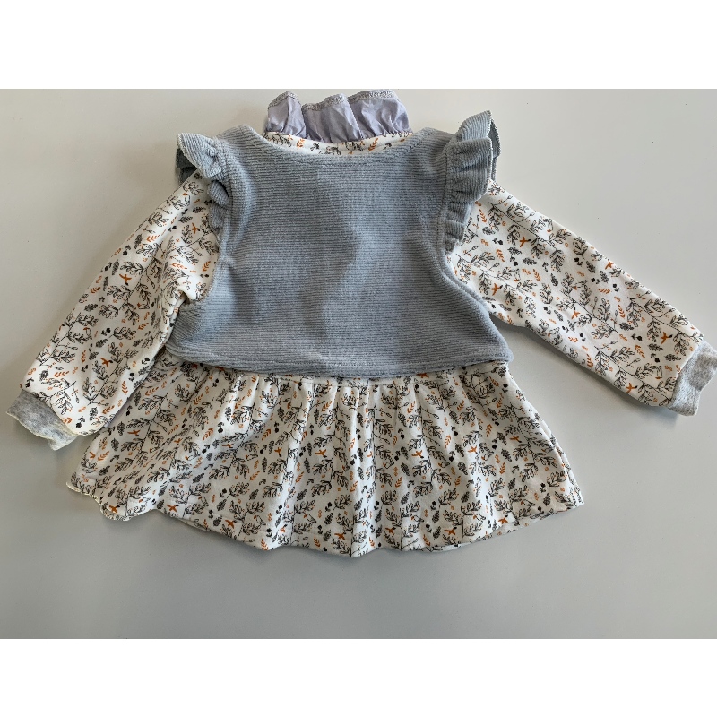 ROBE IMPRIMEE EN FEUILLE D'ENFANT RLCD0001