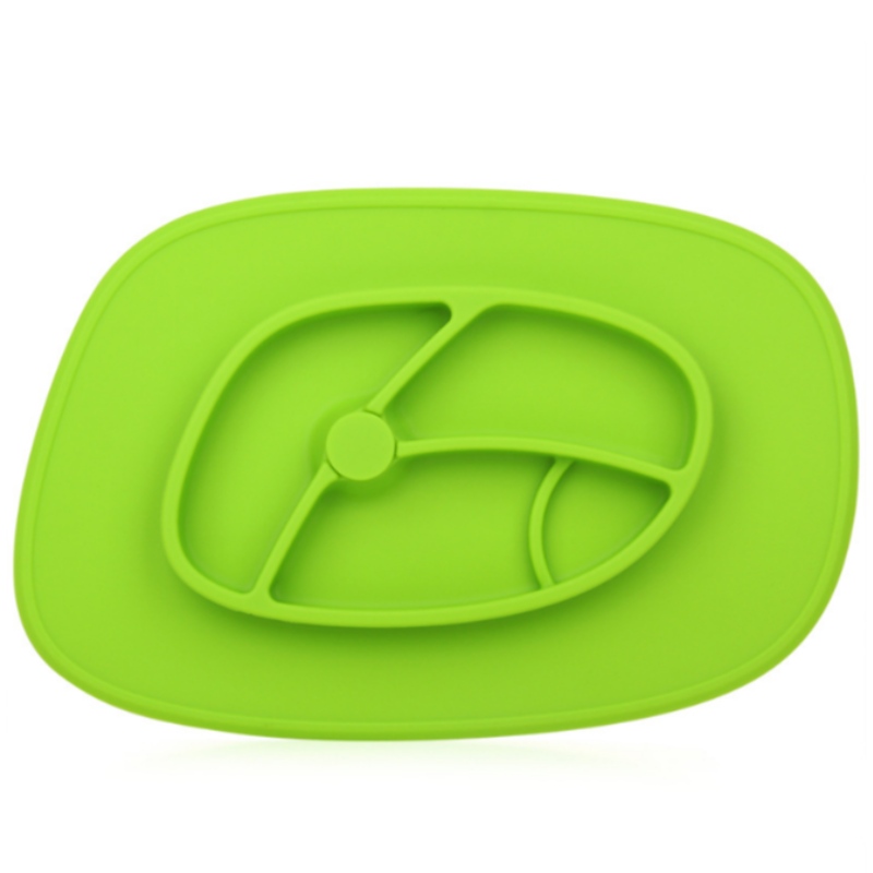 Plateau de repas en silicone pour enfants Créatif maison alimentation plateau d'aspiration plateau pad FDA de qualité alimentaire