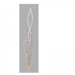 Lampadaire LED avec bande en aluminium