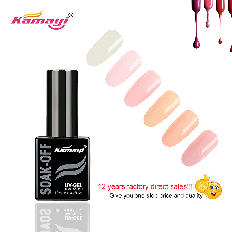 Vernis à ongles UV 12ml de gel professionnel de couleur de marque faite sur commande de Kamayi des ventes 72colors pour des ongles