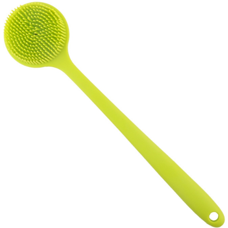 Brosse de bain en silicone à long manche de bain artefact multifonctionnel à un long manche de bain de massage brosse de bain