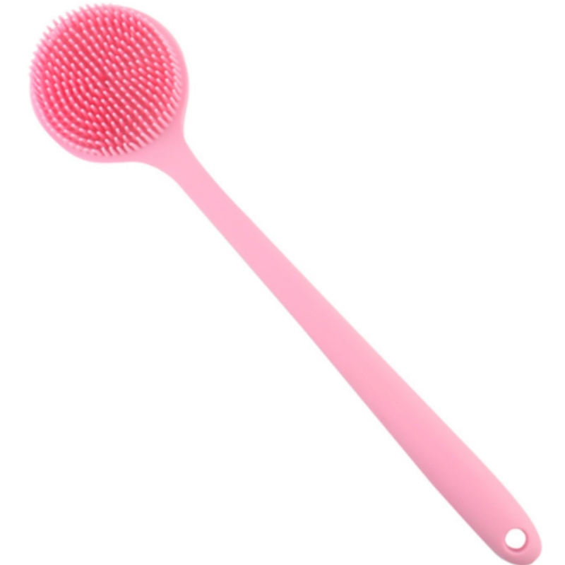 Brosse de bain en silicone à long manche de bain artefact multifonctionnel à un long manche de bain de massage brosse de bain