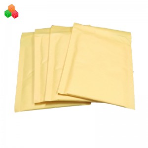 Durable personnalisé taille sécurité antichoc kraft papier bulle sacs expéditeurs rembourrage expédition enveloppe kraft air bag