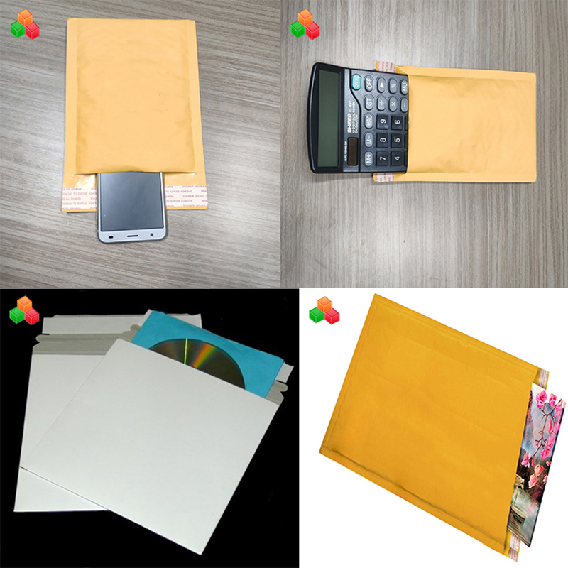 Durable personnalisé taille sécurité antichoc kraft papier bulle sacs expéditeurs rembourrage expédition enveloppe kraft air bag
