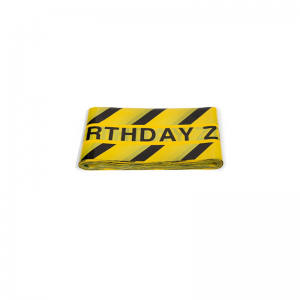 Haute qualité usine PE trafic construction police mise en garde sécurité avertissement prudence barricade personnalisé bande