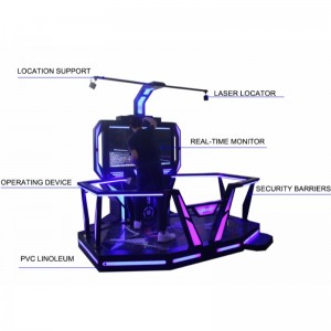 HTC walking space Tir interactif \/ Boxe \/ Simulateur de jeu Saber Beat